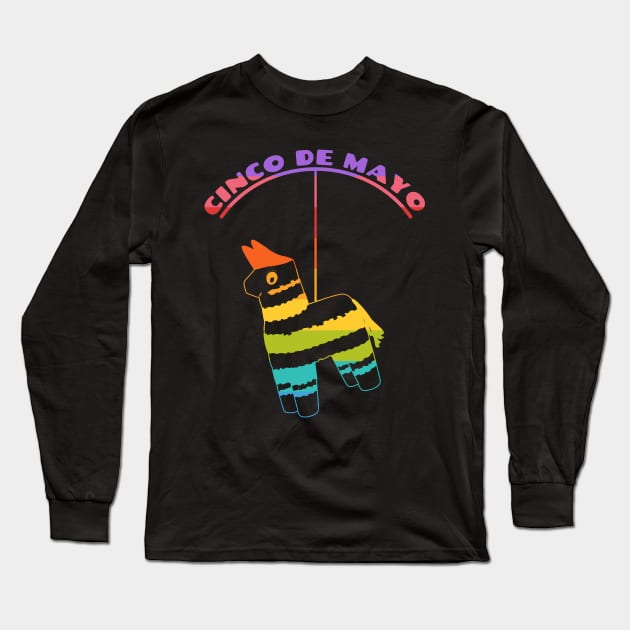 Cinco de Mayo 1862 celebration Long Sleeve T-Shirt by All About Nerds